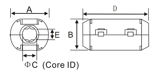 Ferrite Core EMI Filter-10 Ferrite Core EMI Filter-10
